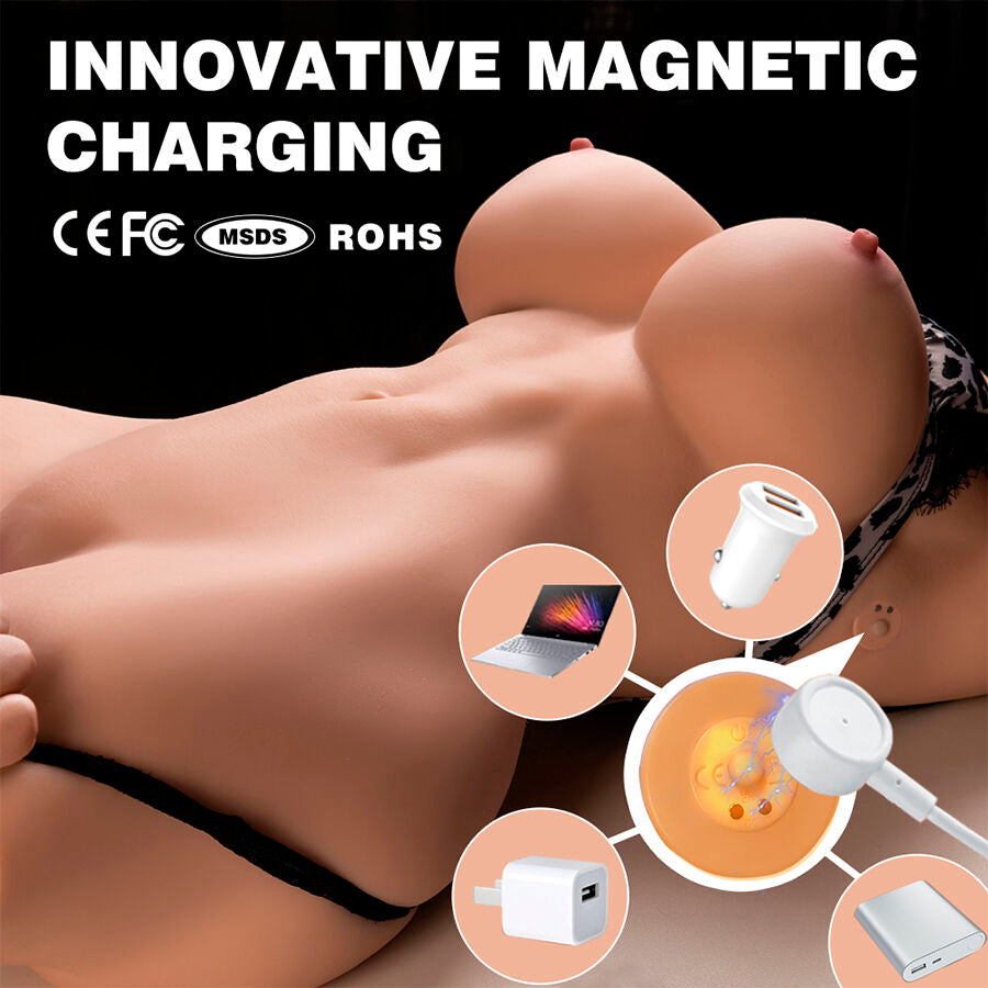 XISE - MURIEL TORSO REALISTICO FEMMINILE CON SPINTA 55 CM - XISE | Lingerie Harness Boutique