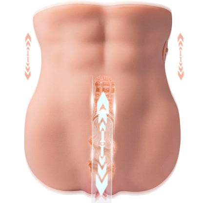 XISE - LYDIA MASTURBATORE VAGINA FEMMINILE CON SPINTA 25 CM - XISE | Lingerie Harness Boutique