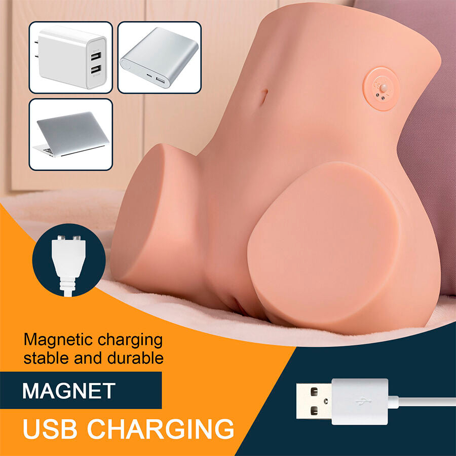 XISE - SYDNI MASTURBATORE VAGINA MULTIPOSIZIONE REALISTICO CON SPINTA - XISE | Lingerie Harness Boutique