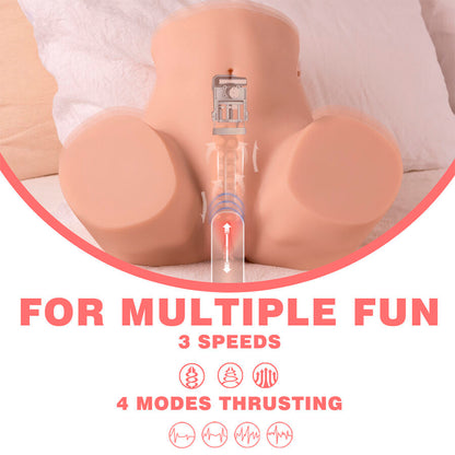 XISE - DANAE THRUSTING REALISTICO MASTURBATORE VAGINA CON VIBRAZIONE MULTI-POSIZIONE - XISE | Lingerie Harness Boutique