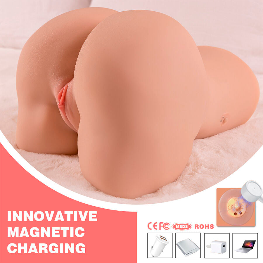 XISE - DANAE THRUSTING REALISTICO MASTURBATORE VAGINA CON VIBRAZIONE MULTI-POSIZIONE - XISE | Lingerie Harness Boutique