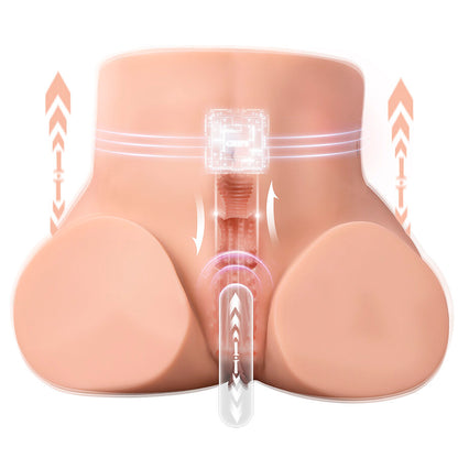 XISE - ETHEL THRUSTING MASTURBATORE VAGINA REALISTICO CON VIBRAZIONE MULTIPOSIZIONE - XISE | Lingerie Harness Boutique