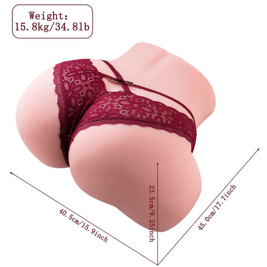 XISE - MASTURBATORE VAGINA REALISTICO MULTIPOSIZIONE MARISA CON SPINTA - XISE | Lingerie Harness Boutique