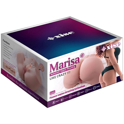XISE - MASTURBATORE VAGINA REALISTICO MULTIPOSIZIONE MARISA CON SPINTA - XISE | Lingerie Harness Boutique