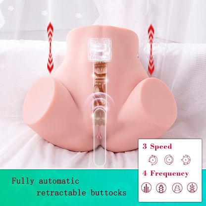 XISE - MASTURBATORE VAGINA REALISTICO MULTIPOSIZIONE MARISA CON SPINTA - XISE | Lingerie Harness Boutique