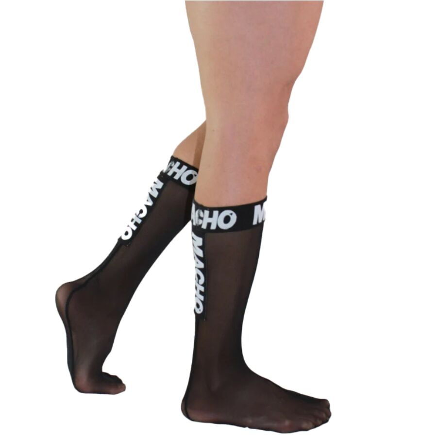 MACHO - CALZINI SOTTILI TAGLIA UNICA NERI - MACHO UNDERWEAR | Lingerie Harness Boutique