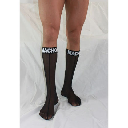 MACHO - CALZINI SOTTILI TAGLIA UNICA NERI - MACHO UNDERWEAR | Lingerie Harness Boutique