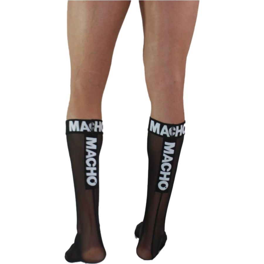 MACHO - CALZINI SOTTILI TAGLIA UNICA NERI - MACHO UNDERWEAR | Lingerie Harness Boutique