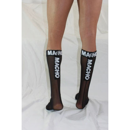 MACHO - CALZINI SOTTILI TAGLIA UNICA NERI - MACHO UNDERWEAR | Lingerie Harness Boutique