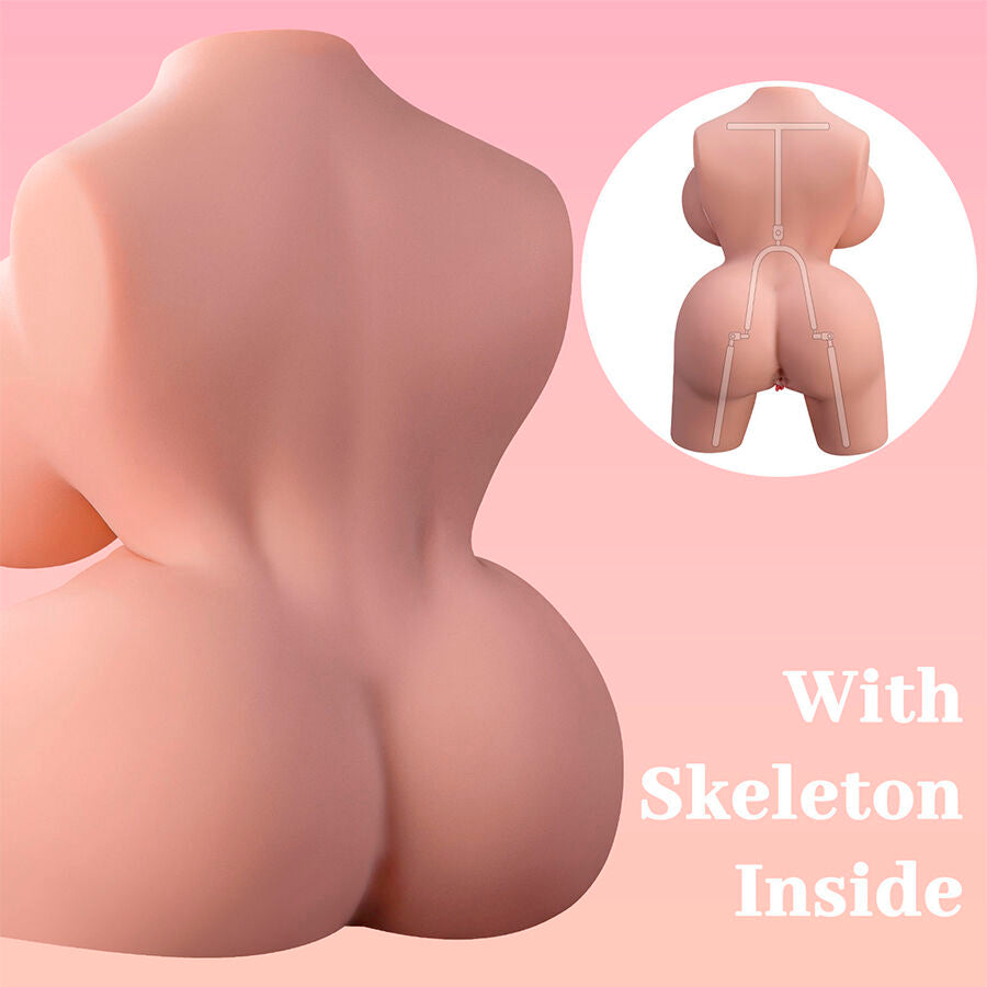 XISE - FRIEDA TORSO FEMMINILE REALISTICO CON VIBRAZIONE 36 CM - XISE | Lingerie Harness Boutique
