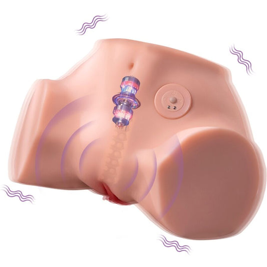 XISE - FENNIE SHAKING MASTURBATORE MULTIPOSIZIONE REALISTICO PER VAGINA E ANO CON VIBRAZIONE - XISE | Lingerie Harness Boutique