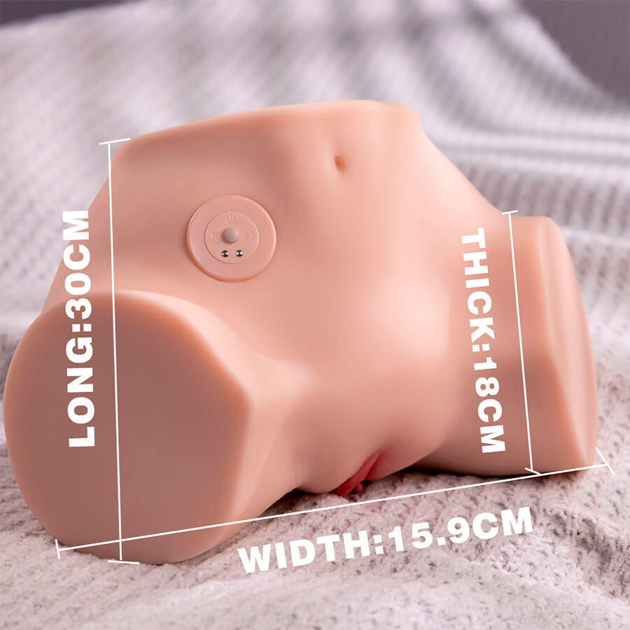 XISE - FENNIE SHAKING MASTURBATORE MULTIPOSIZIONE REALISTICO PER VAGINA E ANO CON VIBRAZIONE - XISE | Lingerie Harness Boutique