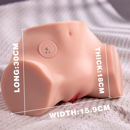 XISE - FENNIE SHAKING MASTURBATORE MULTIPOSIZIONE REALISTICO PER VAGINA E ANO CON VIBRAZIONE - XISE | Lingerie Harness Boutique