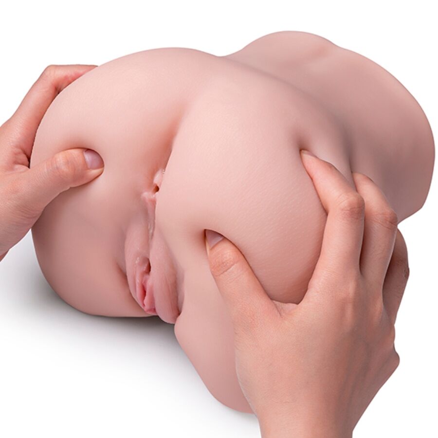 XISE - OLGA VIBRANTE REALISTICO VAGINA E ANO MASTURBATORE MULTIPOSIZIONE - XISE | Lingerie Harness Boutique