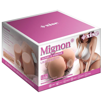 XISE - MASTURBATORE VAGINA REALISTICO CON VIBRAZIONE E ASPIRAZIONE E TELECOMANDO 6 KG - XISE | Lingerie Harness Boutique
