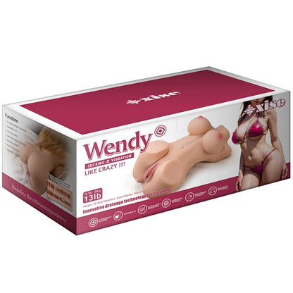 XISE - WENDY SUCCHIA TORSO FEMMINILE CON VIBRAZIONE E TELECOMANDO 6 KG - XISE | Lingerie Harness Boutique
