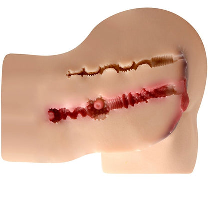 XISE - MASTURBATORE MULTIPOSIZIONE VAGINA E ANO REALISTICO KALLY - XISE | Lingerie Harness Boutique