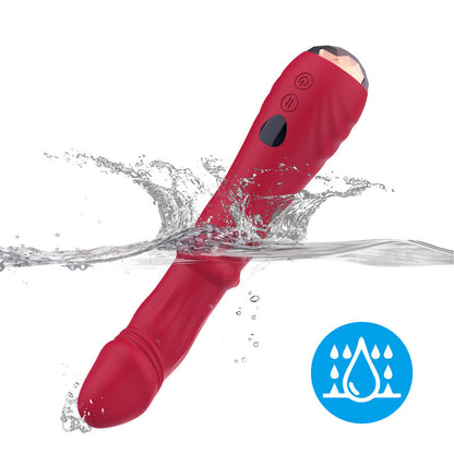 ARMONY - DILDO VIBRATORE STIMOLATORE PUNTO A TERMOREGOLABILE ROSSO - ARMONY VIBRATORS | Lingerie Harness Boutique