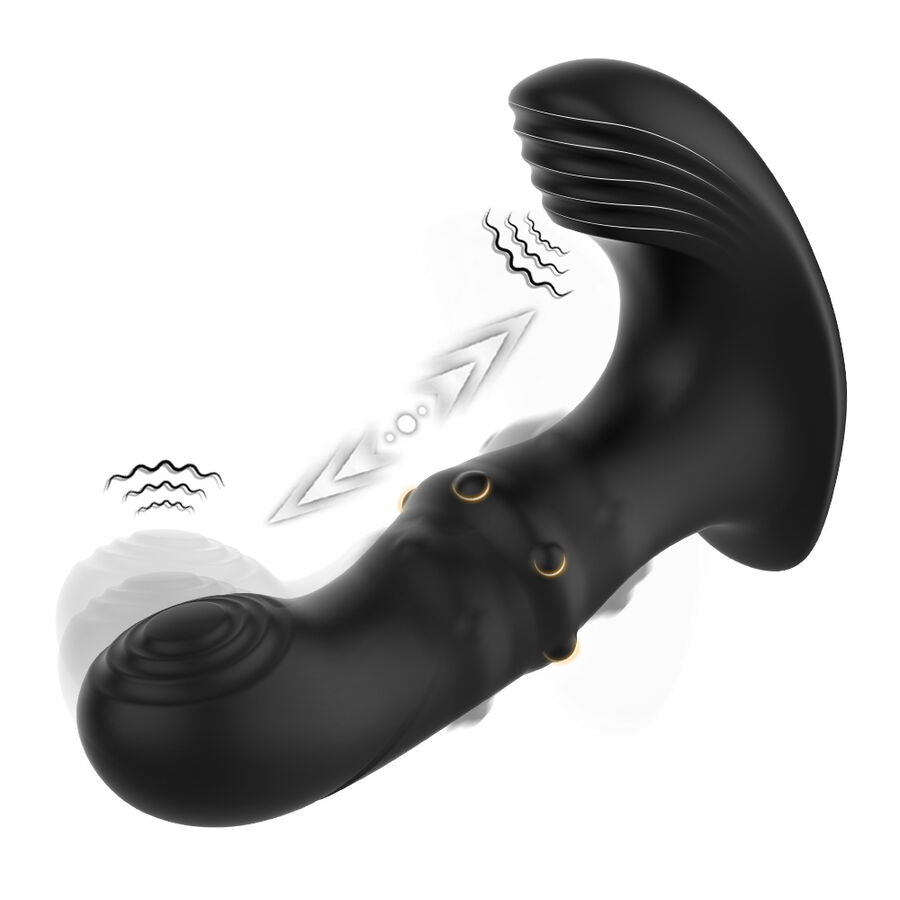 ARMONY - VIBRATORE ANALE PROSTATICO TELECOMANDO NERO - ARMONY ANAL | Lingerie Harness Boutique