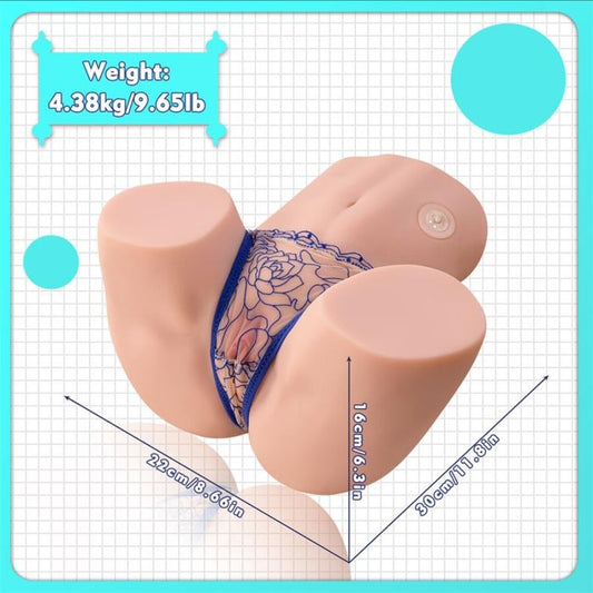 XISE - MAYA SUCKING MASTURBATORE REALISTICO PER VAGINA E ANO CON VIBRAZIONE E ASPIRAZIONE 4,5 KG - XISE | Lingerie Harness Boutique