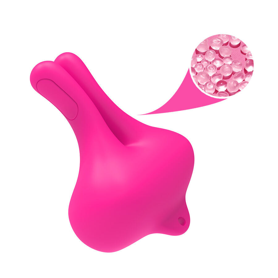 ARMONY - MORSETTI PER CAPEZZOLI MAGNETICI VIBRANTI A FORMA DI CONIGLIO ROSA - ARMONY STIMULATORS | Lingerie Harness Boutique