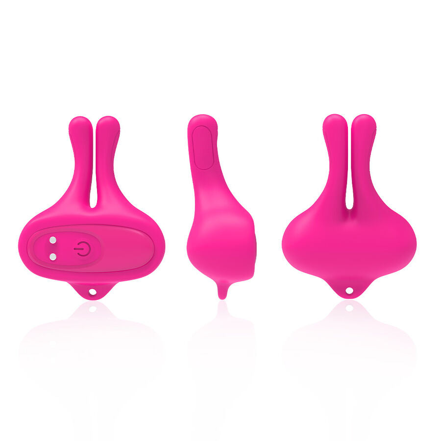 ARMONY - MORSETTI PER CAPEZZOLI MAGNETICI VIBRANTI A FORMA DI CONIGLIO ROSA - ARMONY STIMULATORS | Lingerie Harness Boutique