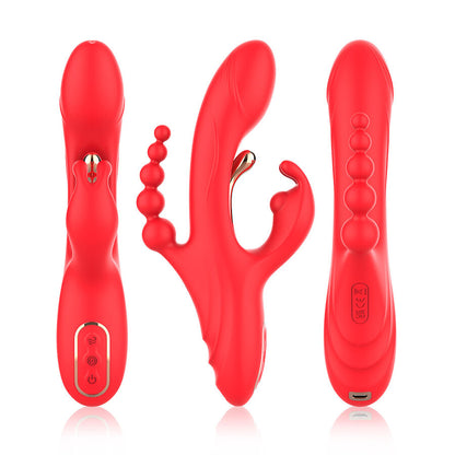 ARMONY - VIBRATORE STIMOLATORE PUNTO G E CLITORIDE ROSSO - ARMONY VIBRATORS | Lingerie Harness Boutique