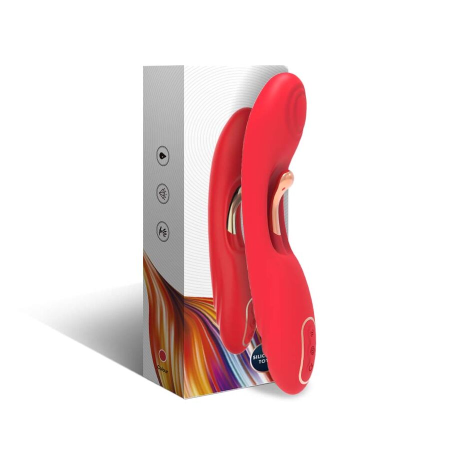 ARMONY - VIBRATORE CON LINGUA OSCILLANTE ROSSO - ARMONY VIBRATORS | Lingerie Harness Boutique