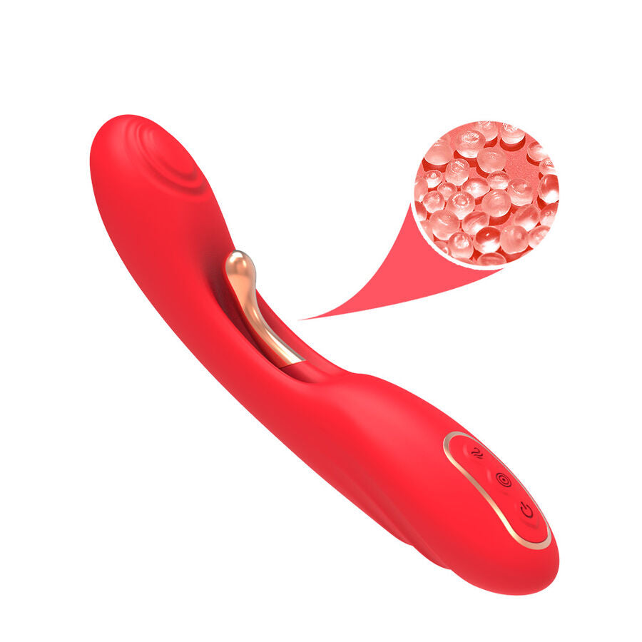 ARMONY - VIBRATORE CON LINGUA OSCILLANTE ROSSO - ARMONY VIBRATORS | Lingerie Harness Boutique