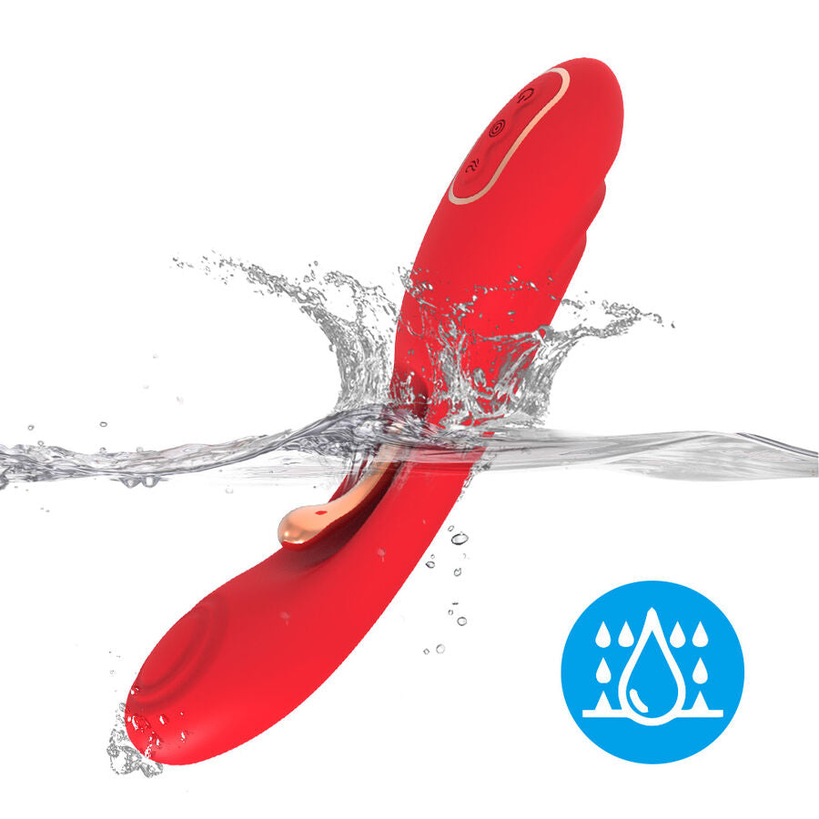 ARMONY - VIBRATORE CON LINGUA OSCILLANTE ROSSO - ARMONY VIBRATORS | Lingerie Harness Boutique
