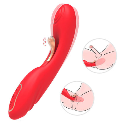 ARMONY - VIBRATORE CON LINGUA OSCILLANTE ROSSO - ARMONY VIBRATORS | Lingerie Harness Boutique