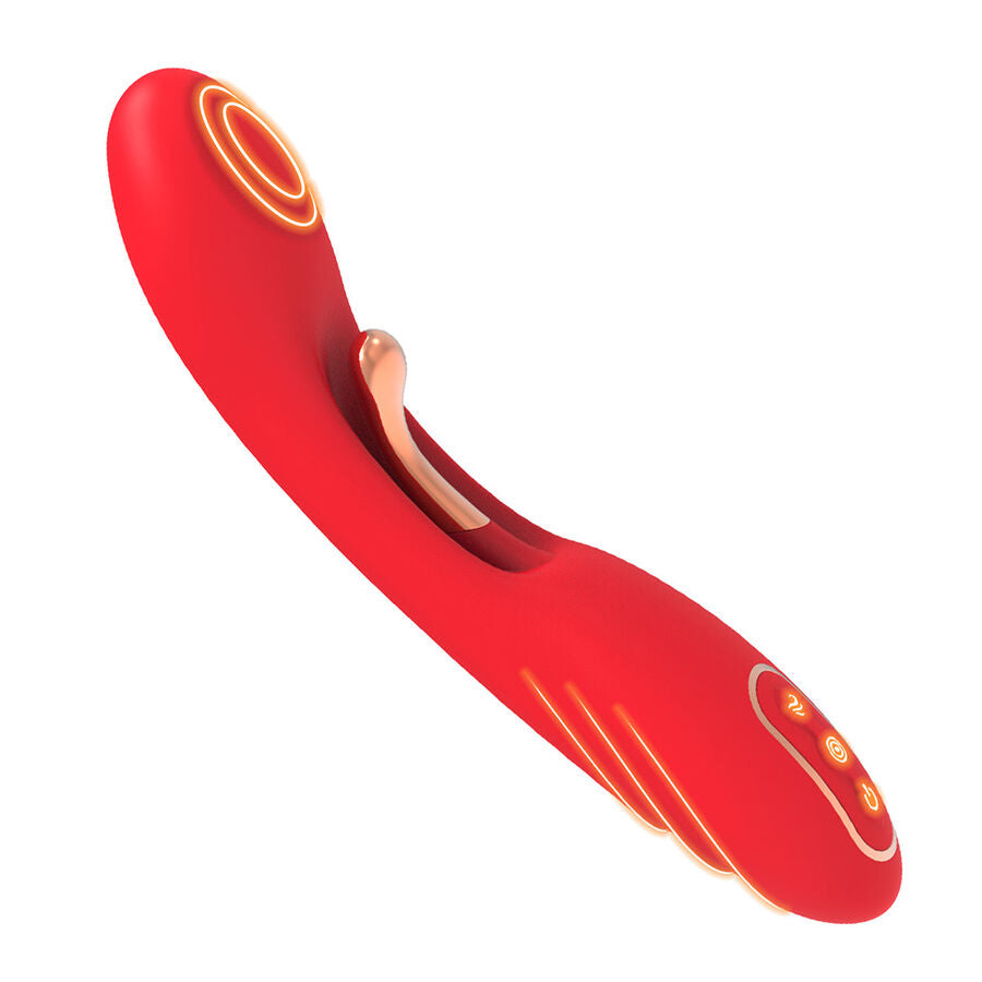 ARMONY - VIBRATORE CON LINGUA OSCILLANTE ROSSO - ARMONY VIBRATORS | Lingerie Harness Boutique