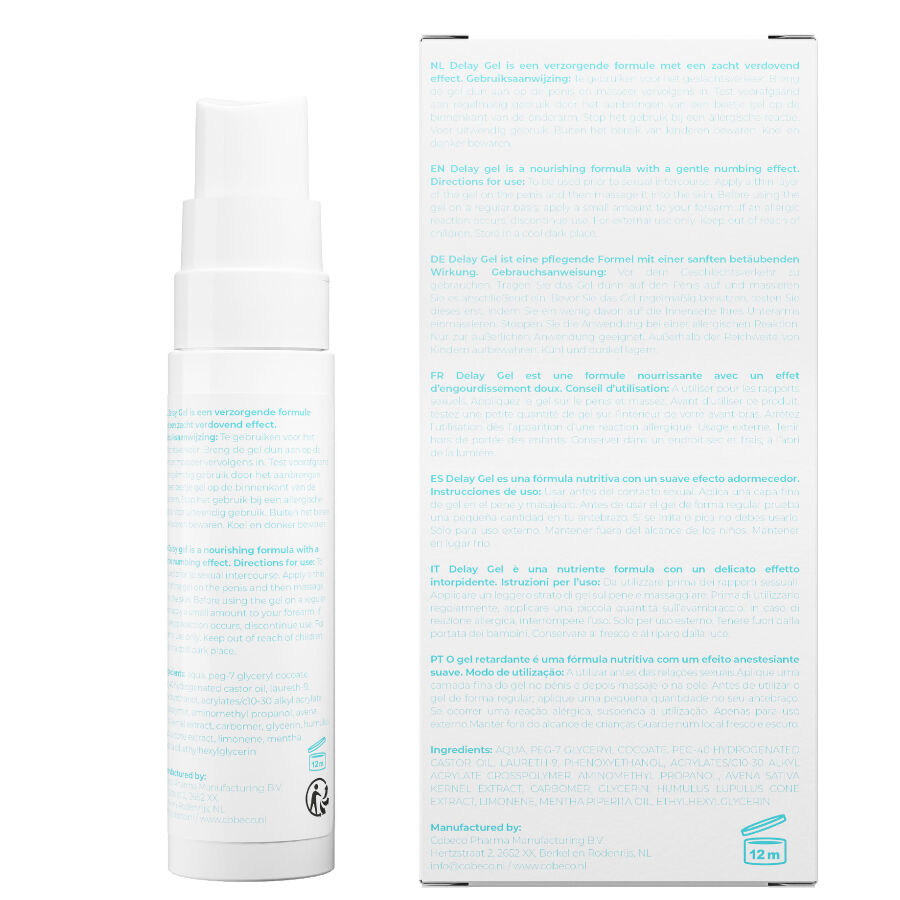 COBECO - VIAGEL PER UOMO GEL RITARDO 30 ML - COBECO - INTIMATE | Lingerie Harness Boutique