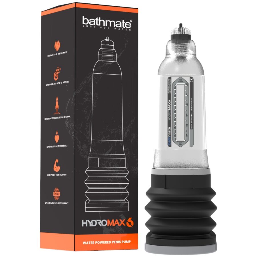 BATHMATE - HYDROMAX 6 TRASPARENTE - BATHMATE | Lingerie Harness Boutique