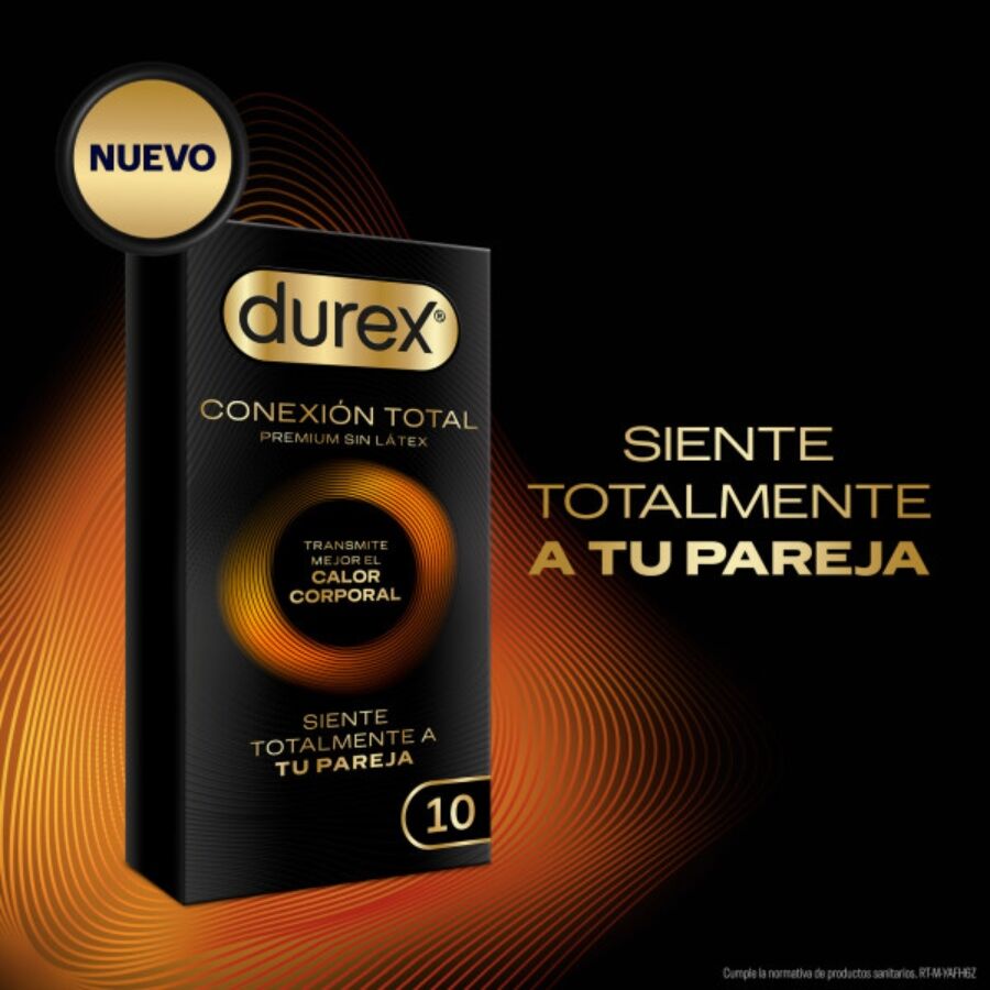 DUREX - TOTAL CONNECTION ULTRA FINE PLUS SENZA LATTICE 10 UNITÀ - DUREX CONDOMS | Lingerie Harness Boutique