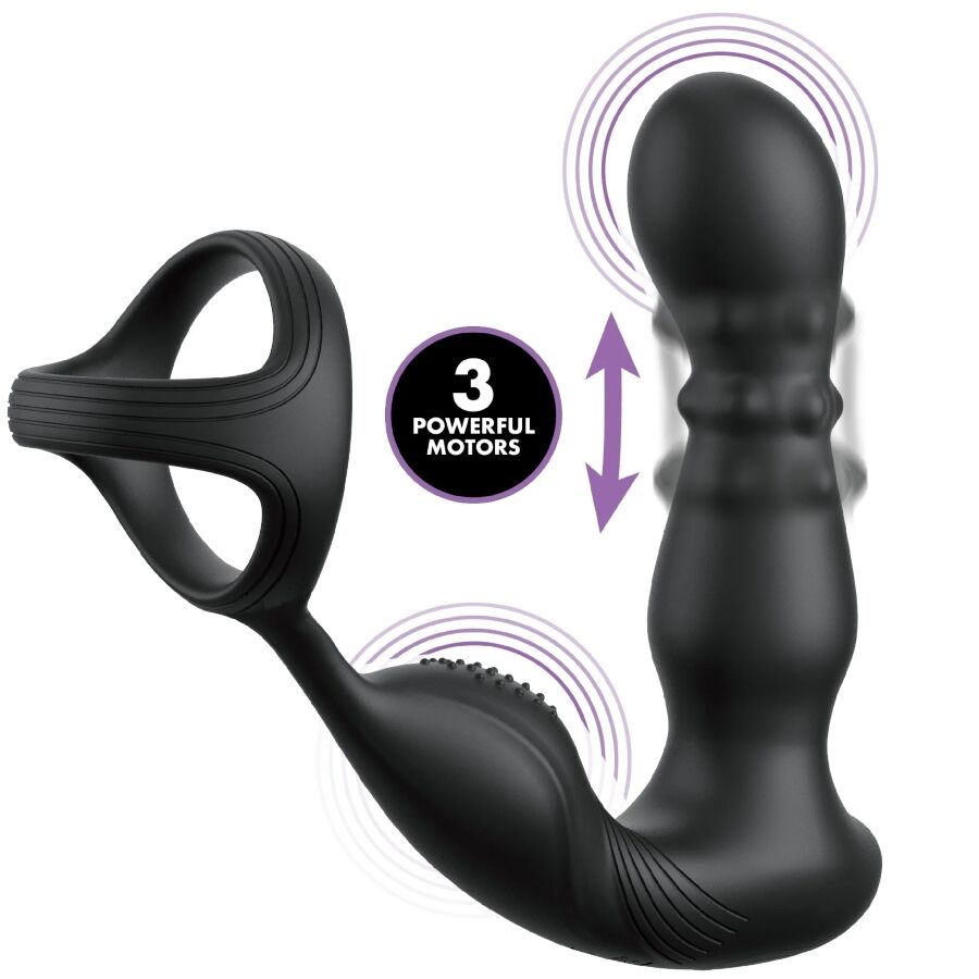 COLLEZIONE ANAL FANTASY ELITE - ANELLO ANALE VIBRANTE E MASSAGGIATORE CON TELECOMANDO - ANAL FANTASY ELITE COLLECTION | Lingerie Harness Boutique