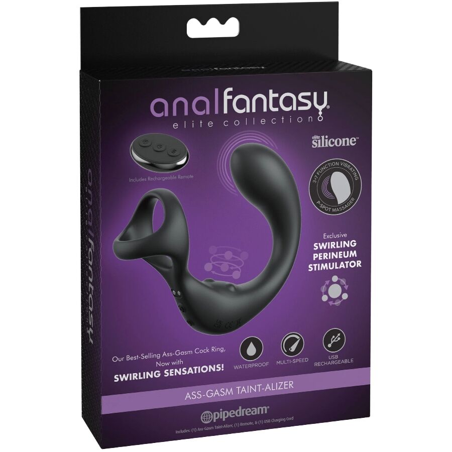 ANAL FANTASY ELITE COLLECTION - MASSAGGIATORE ANALE VIBRANTE CON TELECOMANDO - ANAL FANTASY ELITE COLLECTION | Lingerie Harness Boutique