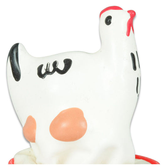 CONDOMERIE - PRESERVATIVI NOVITÀ DIPINTI A MANO POLLO BIANCO - CONDOMERIE | Lingerie Harness Boutique