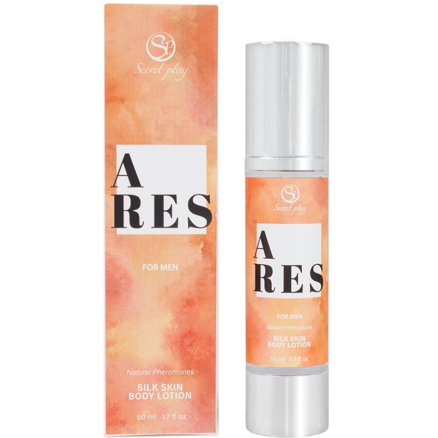 SECRETPLAY - ARES SILK LOZIONE PER LA PELLE PER UOMO 50 ML - SECRETPLAY COSMETIC | Lingerie Harness Boutique