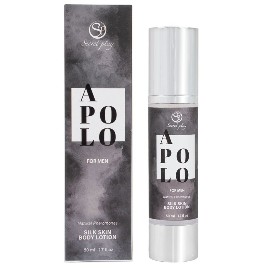 SECRETPLAY - APOLO SILK LOZIONE PER LA PELLE PER UOMO 50 ML - SECRETPLAY COSMETIC | Lingerie Harness Boutique