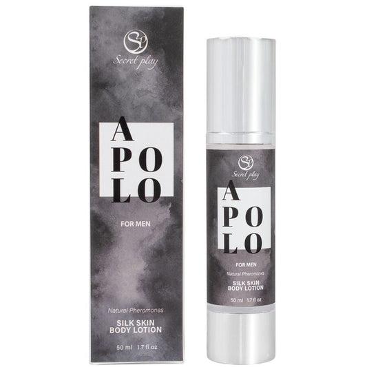 SECRETPLAY - APOLO SILK LOZIONE PER LA PELLE PER UOMO 50 ML - SECRETPLAY COSMETIC | Lingerie Harness Boutique