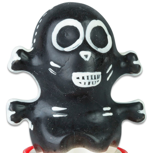 CONDOMERIE - PRESERVATIVI NOVITÀ DIPINTI A MANO TESCHIO MODELLO NERO 1 - CONDOMERIE | Lingerie Harness Boutique