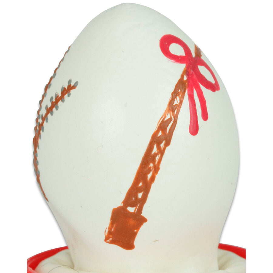 CONDOMERIE - PRESERVATIVI NOVITÀ DIPINTI A MANO BIANCO UOVO DI PASQUA - CONDOMERIE | Lingerie Harness Boutique