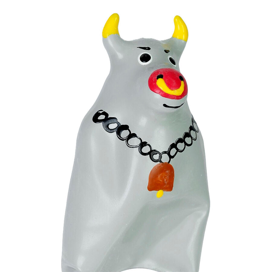 CONDOMERIE - PRESERVATIVI NOVITÀ DIPINTI A MANO MODELLO TORO GRIGIO XL - CONDOMERIE | Lingerie Harness Boutique
