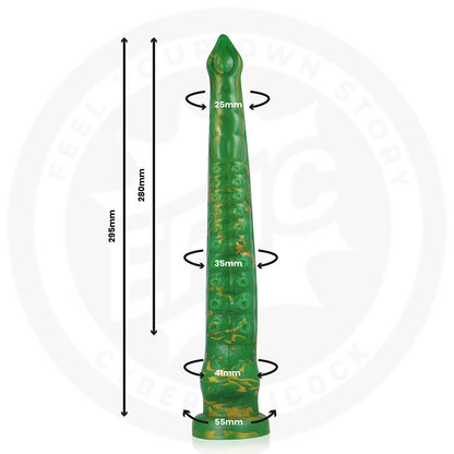 EPIC - DILDO HYLOS FLASH VERDE - EPIC | Lingerie Harness Boutique