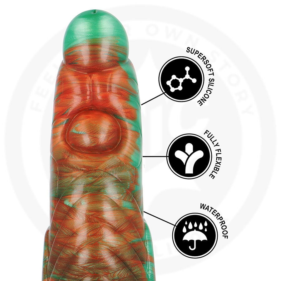 EPIC - DILDO TIRYON VERDE FLASH - EPIC | Lingerie Harness Boutique
