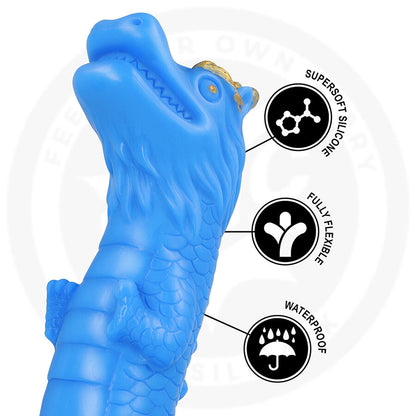 EPIC - DILDO NAGA DRAGO CELESTE - EPIC | Lingerie Harness Boutique