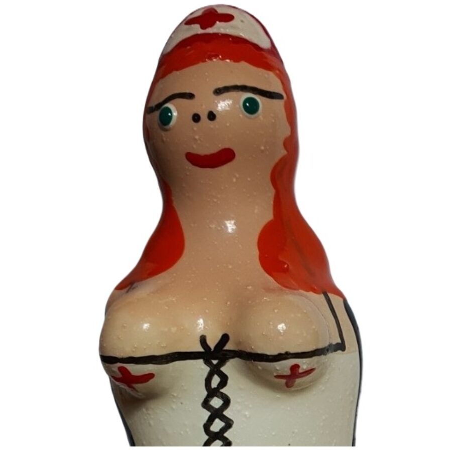 CONDOMERIE - PRESERVATIVI NOVITÀ DIPINTI A MANO INFERMIERA ROSSA - CONDOMERIE | Lingerie Harness Boutique
