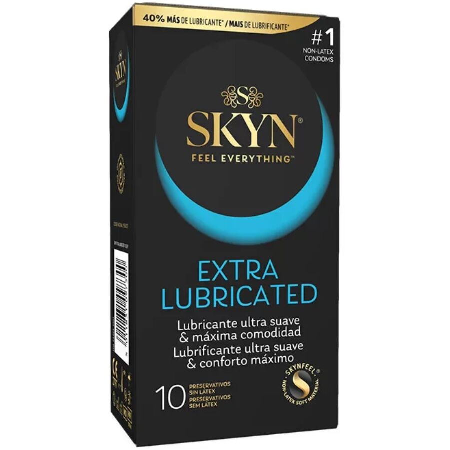 SKYN - PRESERVATIVO EXTRA LUBRIFICATO 10 UNITÀ - SKYN | Lingerie Harness Boutique