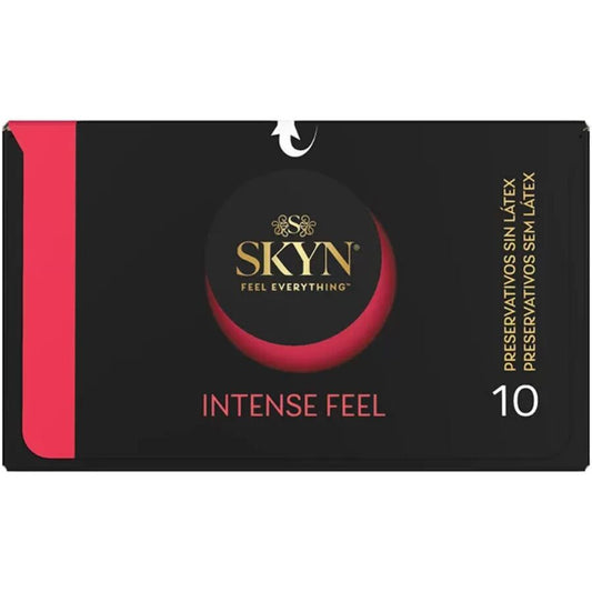 SKYN - PRESERVATIVO TEXTURED INTENSE FEEL CON DESIGN ONDULATO 10 UNITÀ - SKYN | Lingerie Harness Boutique